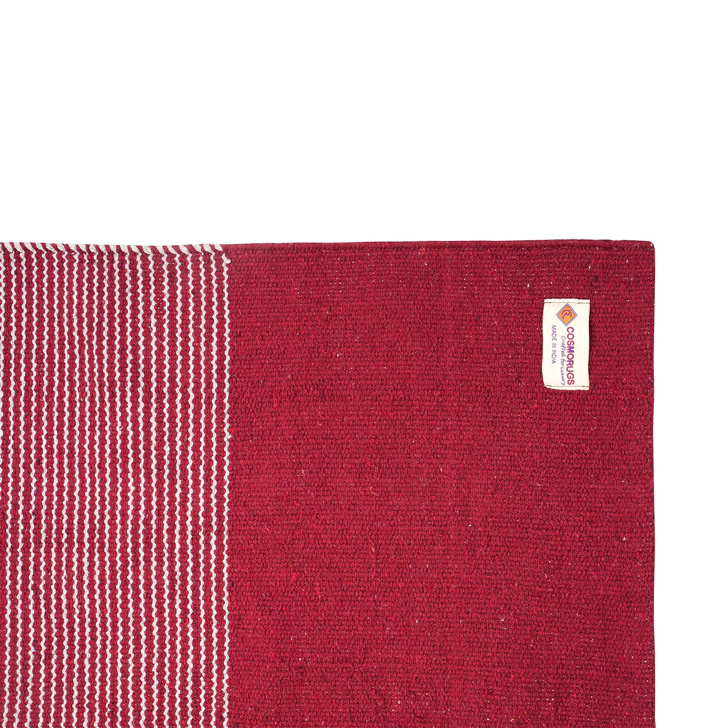 Cosmorug Premium Quality Striped and Lined Cotton Kitchen Mats