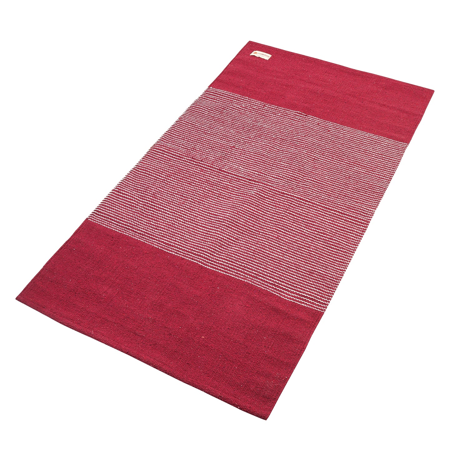 Cosmorug Premium Quality Striped and Lined Cotton Kitchen Mats