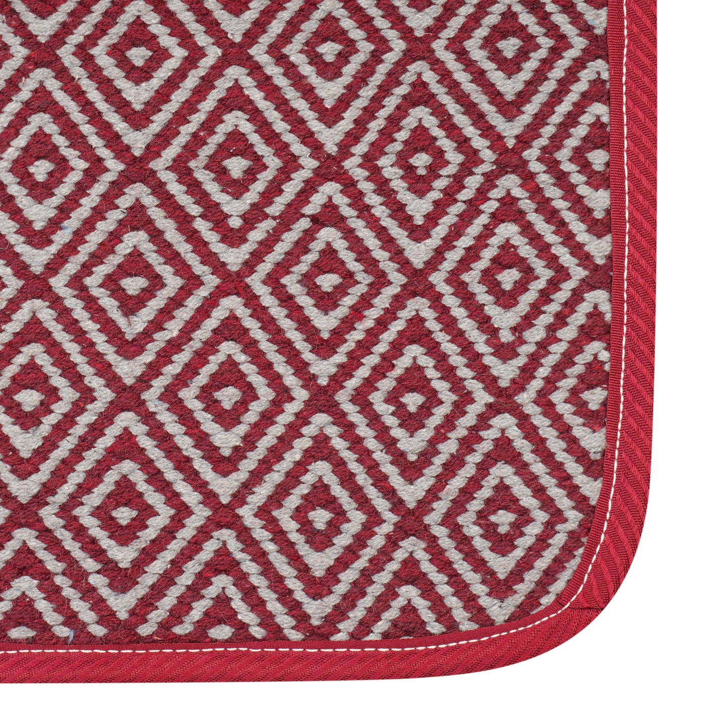 Cosmorugs Eco-friendly 10mm Thick Cotton Handloom Puja Mats