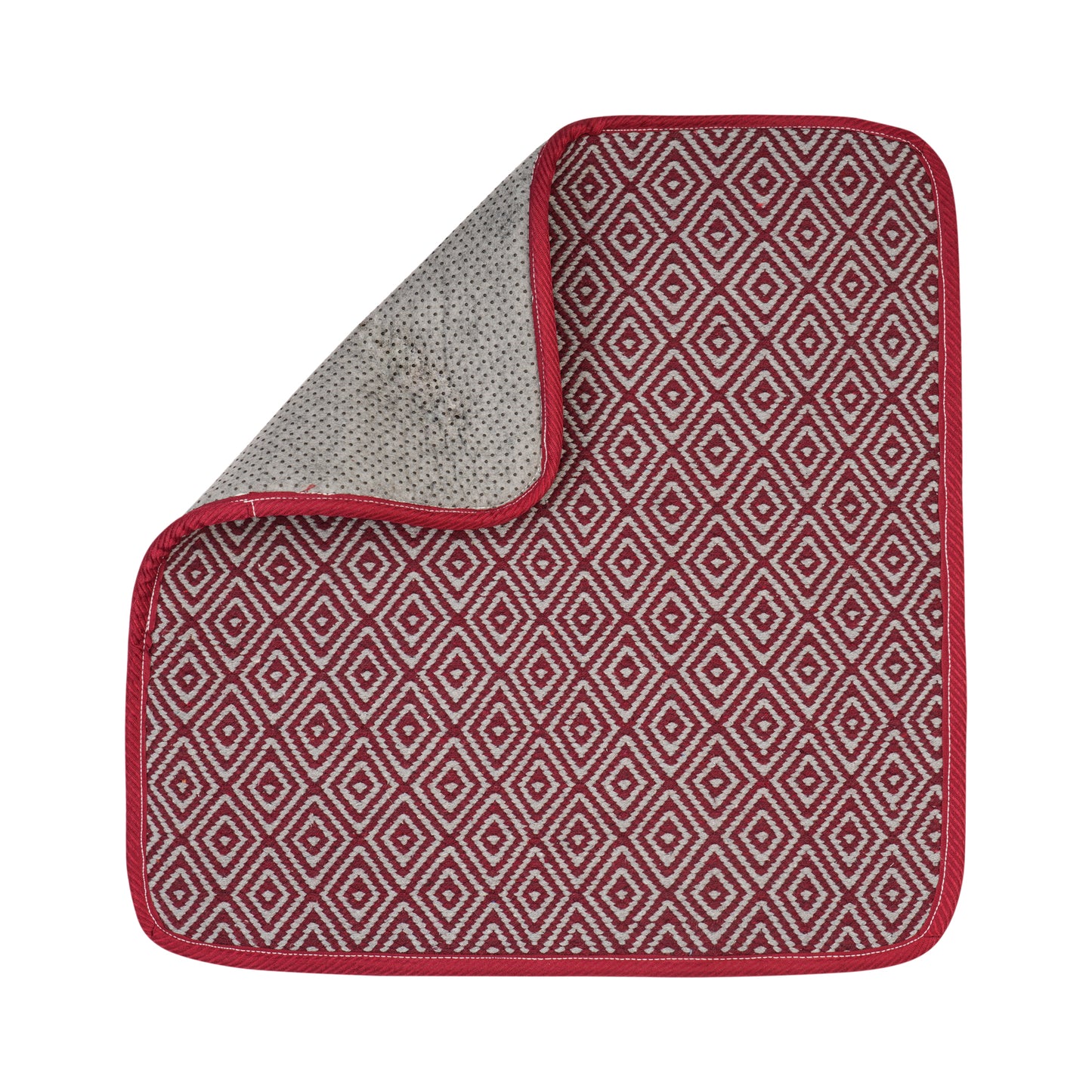 Cosmorugs Eco-friendly 10mm Thick Cotton Handloom Puja Mats