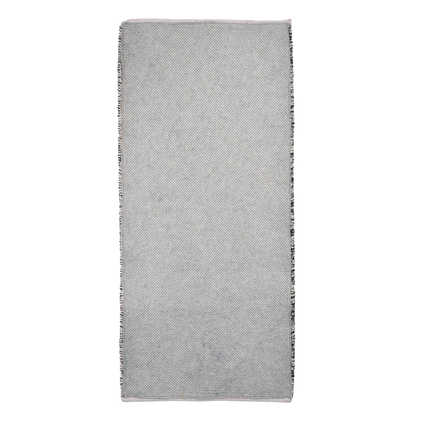 Cosmorugs Handwoven Cotton Bed Side Runner with Cut Piles Red & Yellow