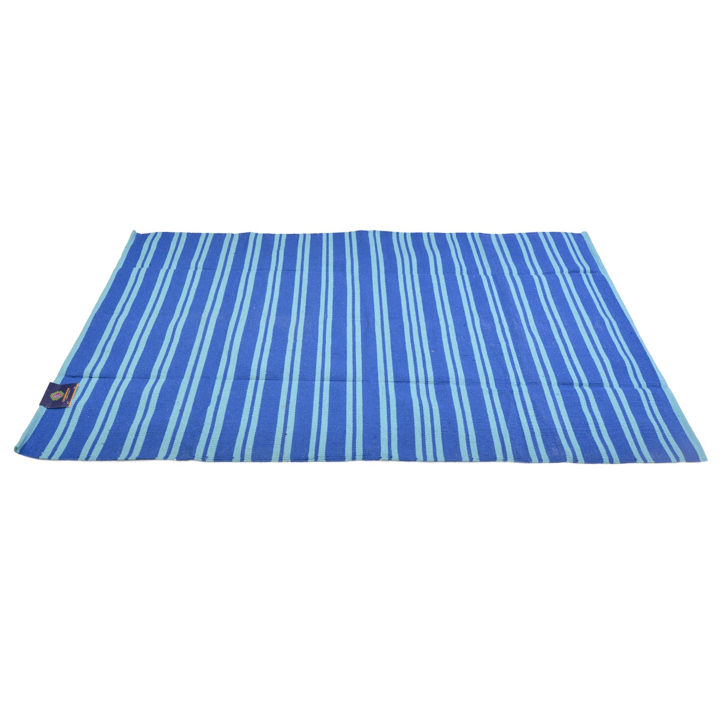 Cosmorugs Eco-friendly Cotton Stripes Dhurries 4x6 feet