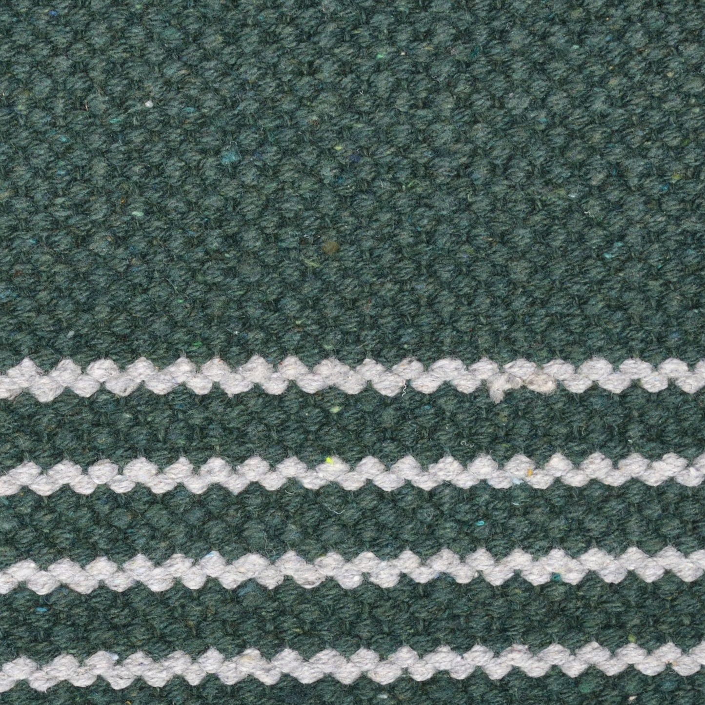 Cosmorugs Antiskid Cloth backing Cotton Yoga Mats Green with Grey Line
