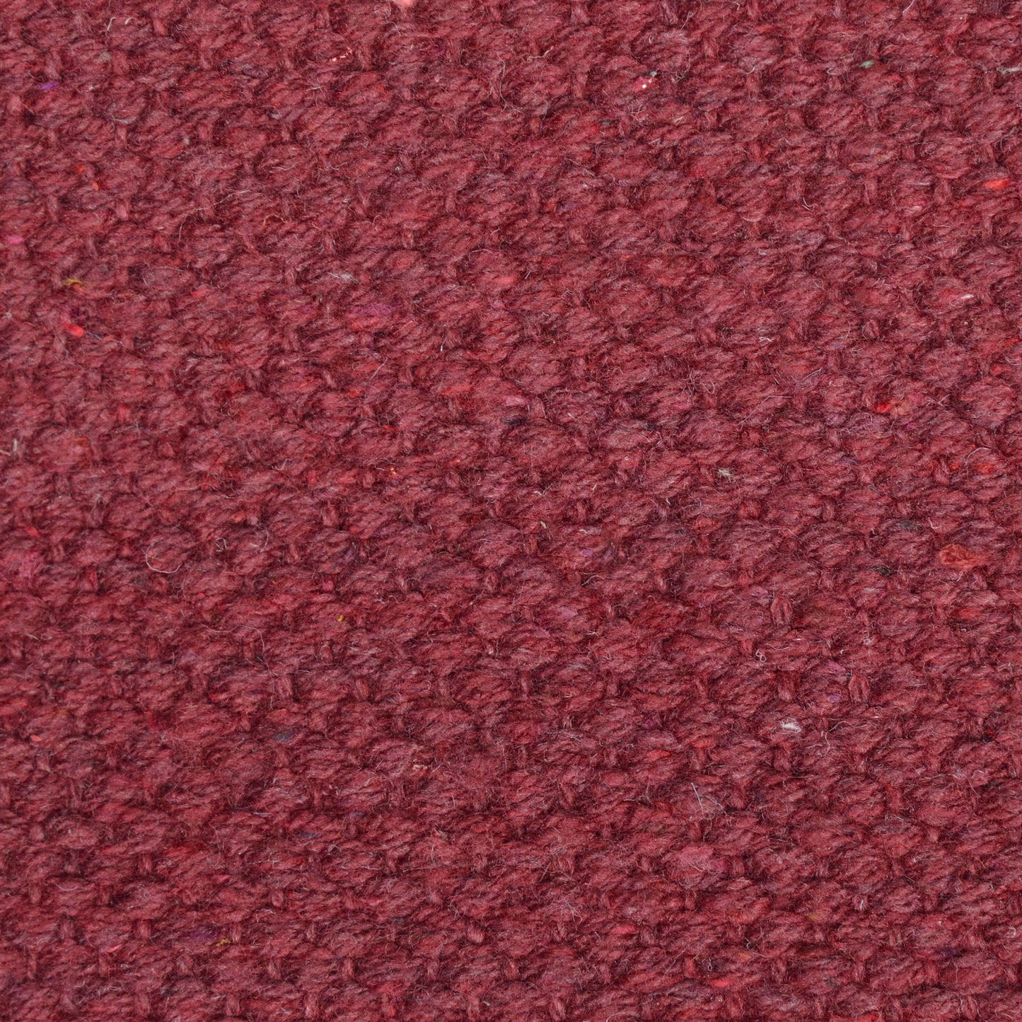 Cosmorugs Antiskid Cotton Yoga Mat Maroon with Cloth Backing 6mm Thick