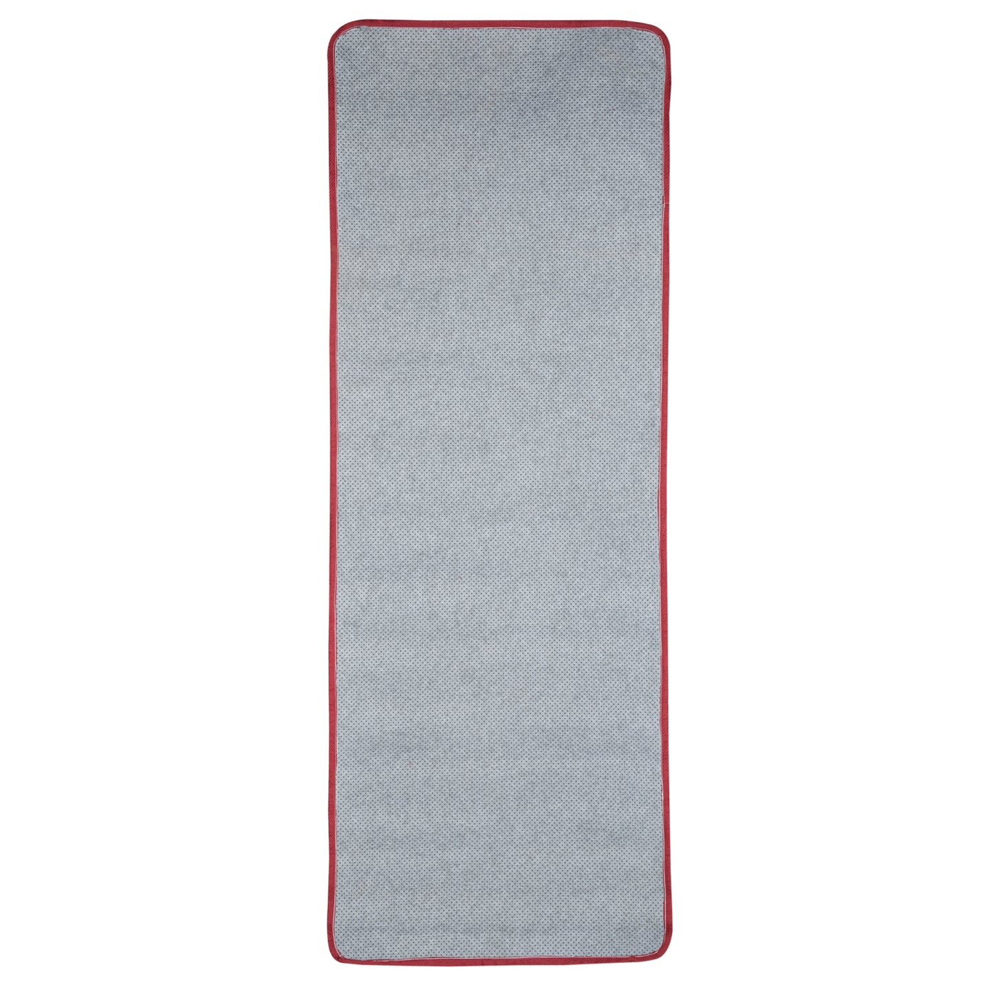 Cosmorugs Antiskid Cotton Yoga Mat Maroon with Cloth Backing 6mm Thick