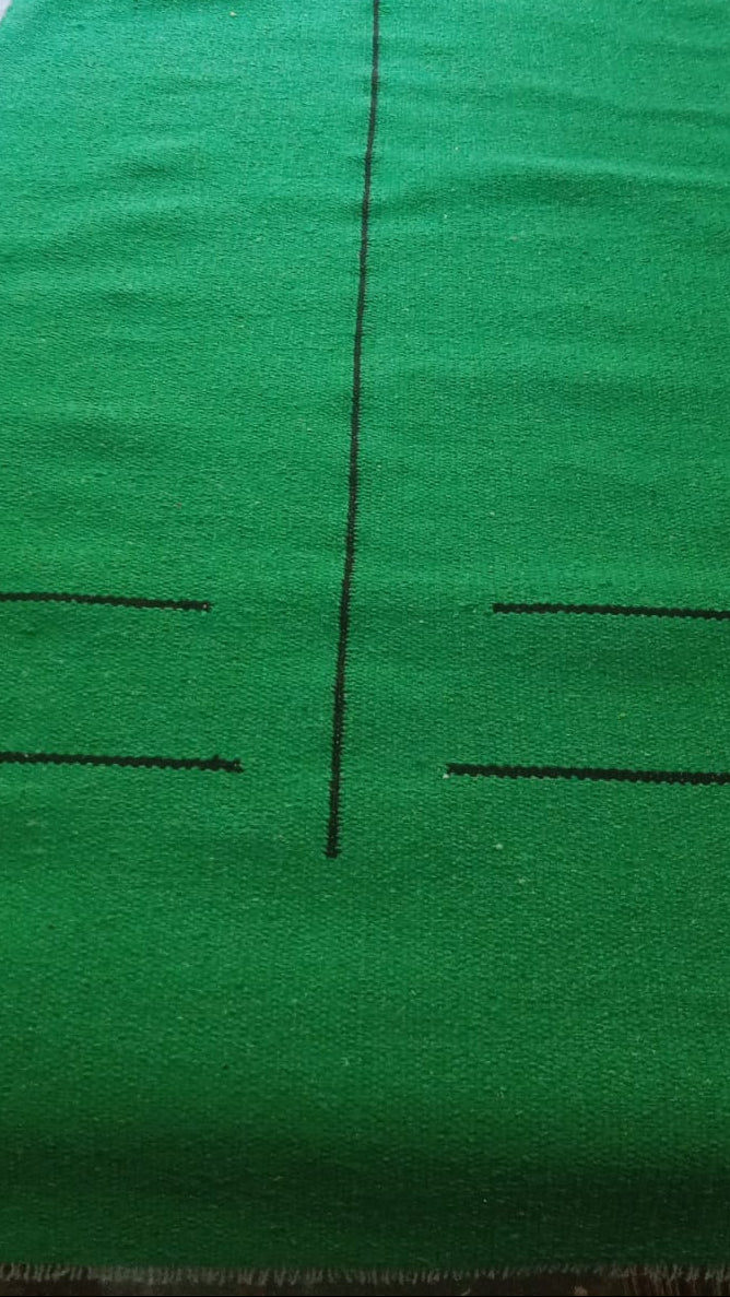 Green colr with Black Alliggnment