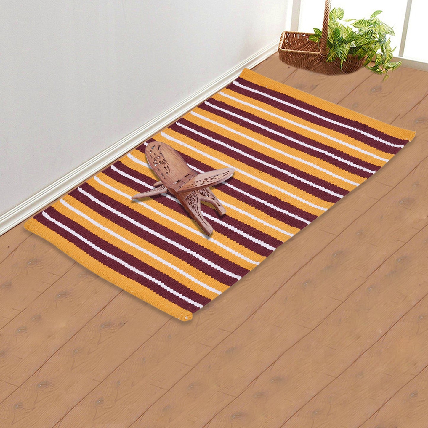 Cosmorugs handwoven cotton Puja mats