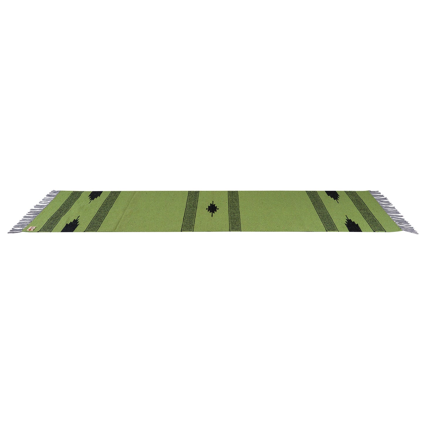 Cosmorugs Premium Cotton Yoga Mat with Hand Design 3mm Thick & Durable