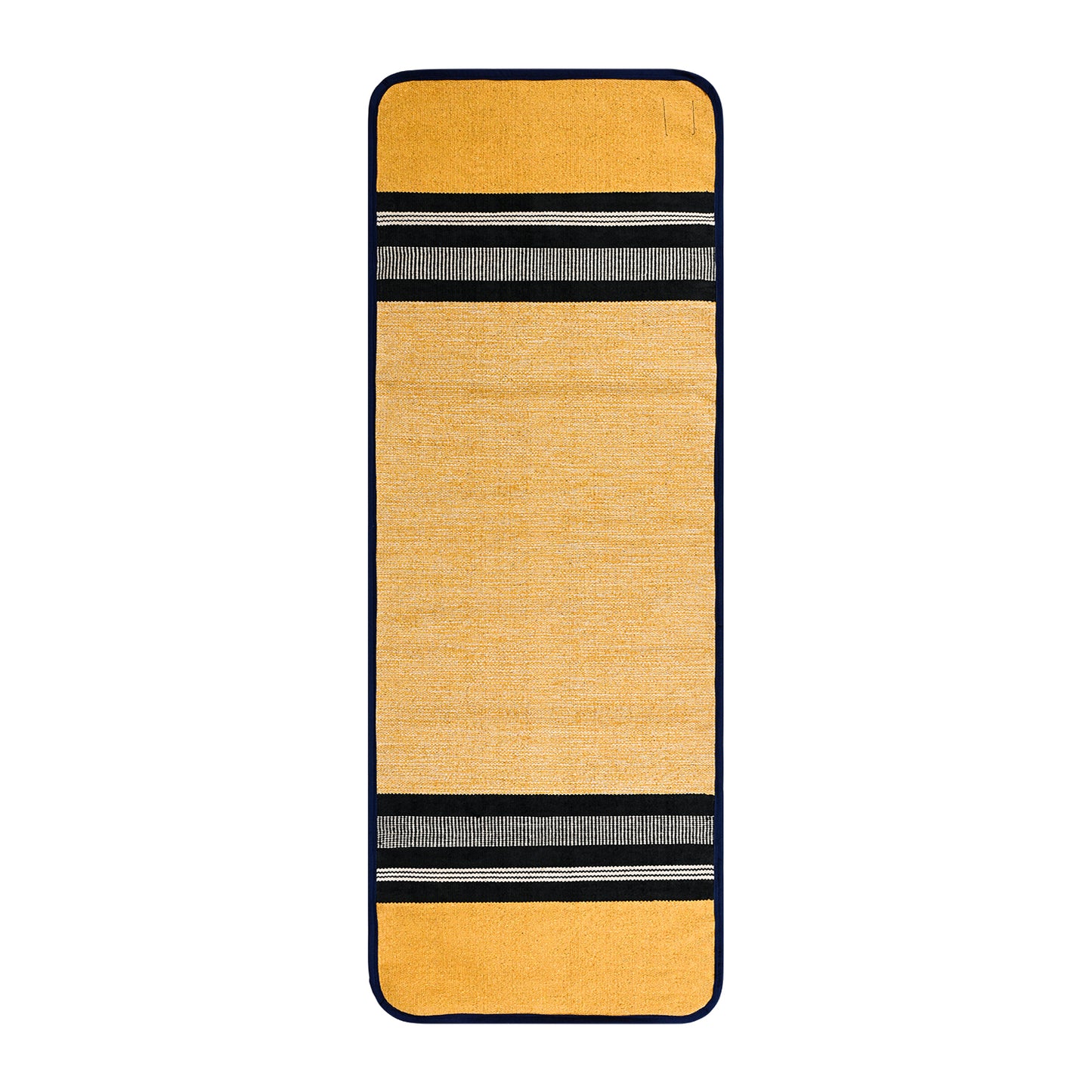 Cosmorugs Cotton Yoga Mats with Rubber Backing, Belt and Antiskid Grip