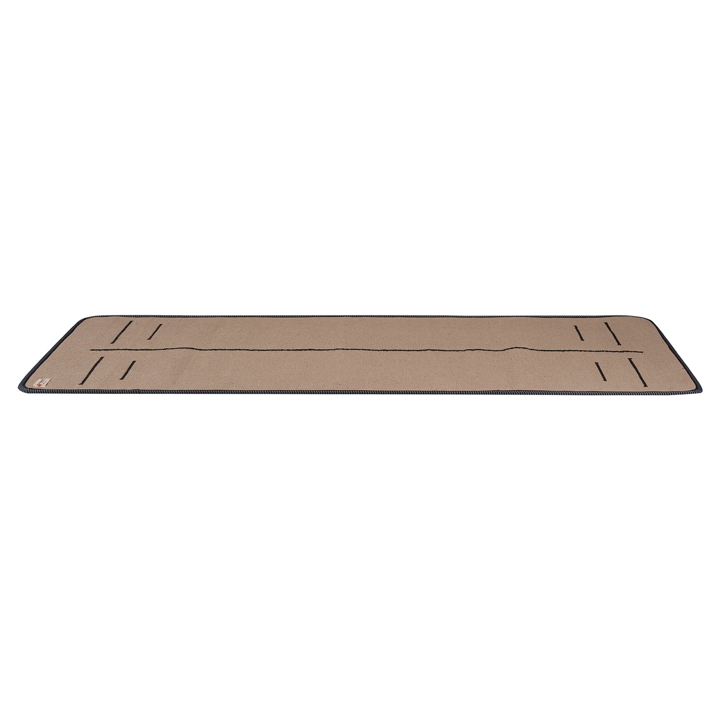 Cosmorugs Antiskid Rubber Backing Cotton Yoga Mat with Alignment Line