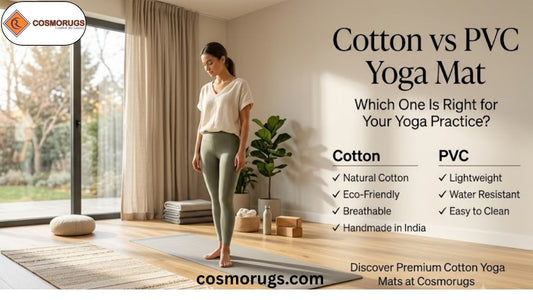 Cotton vs PVC Yoga Mat: Which One Should You Choose?