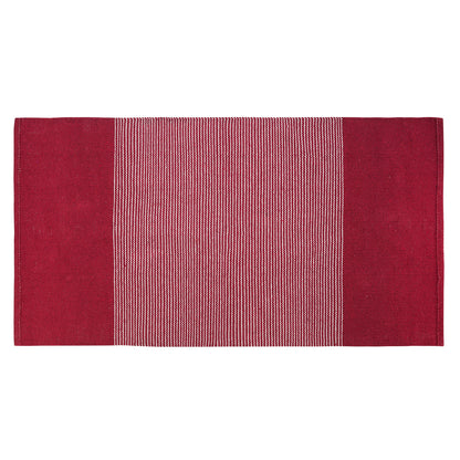 Cosmorug Premium Quality Striped and Lined Cotton Kitchen Mats