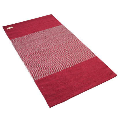 Cosmorug Premium Quality Striped and Lined Cotton Kitchen Mats