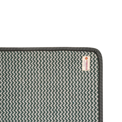 Cosmorugs 8mm Self Cushioning Antiskid Cotton Yoga Mats Black and Grey