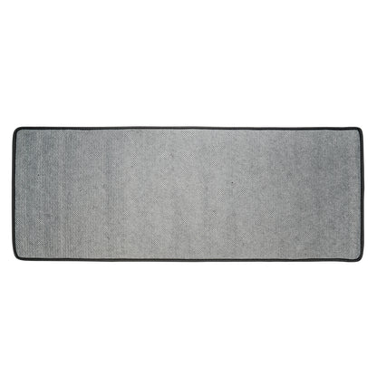 Cosmorugs 8mm Self Cushioning Antiskid Cotton Yoga Mats Black and Grey
