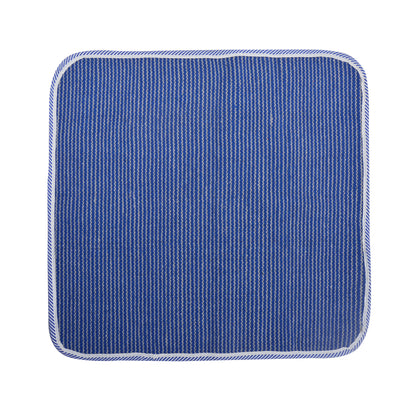 Cosmorugs Handwoven Cotton Puja Mats 2x2 Feet 3mm Thick