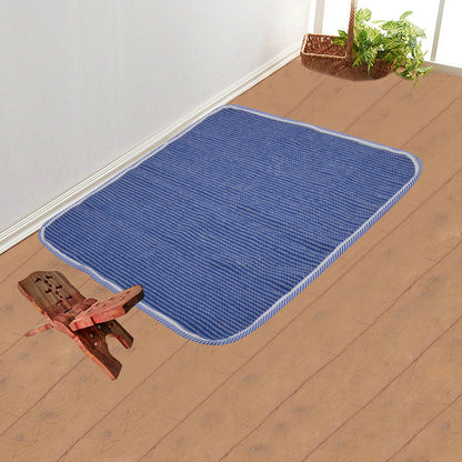 Cosmorugs Handwoven Cotton Puja Mats 2x2 Feet 3mm Thick