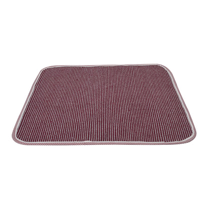 Cosmorugs Handwoven Cotton Puja Mats 2x2 Feet 3mm Thick