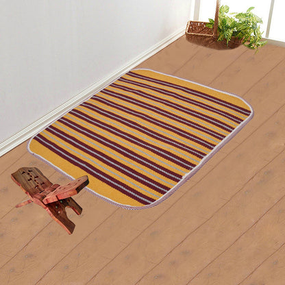 Cosmorugs Handwoven Cotton Puja Mats 2x2 Feet 3mm Thick