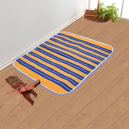 Cosmorugs Handwoven Cotton Puja Mats 2x2 Feet 3mm Thick