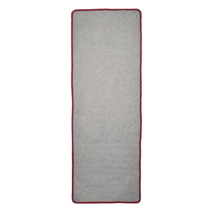 Cosmorugs Maroon Anti-Slip Cotton Yoga Mats 10mm with Horizontal Lines