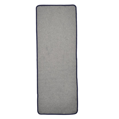 Cosmorugs Maroon Anti-Slip Cotton Yoga Mats 10mm with Horizontal Lines