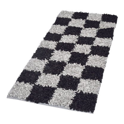 Cosmorugs Handwoven Cotton Polyester Yarn Antiskid Bed Runner Cut Pile