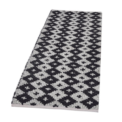 Cosmorugs Handloom Fancy Antiskid Cotton Feather Yarn Bed Side Runners