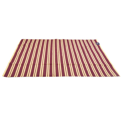 Cosmorugs Eco-friendly Cotton Stripes Dhurries 4x6 feet