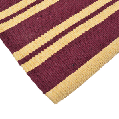 Cosmorugs Eco-friendly Cotton Stripes Dhurries 4x6 feet
