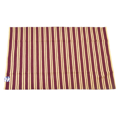 Cosmorugs Eco-friendly Cotton Stripes Dhurries 4x6 feet