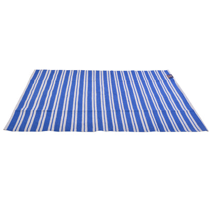 Cosmorugs Eco-friendly Cotton Stripes Dhurries 4x6 feet