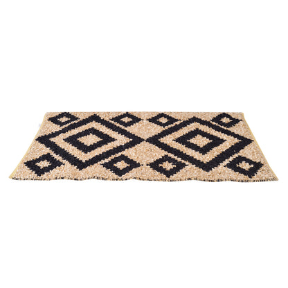 Cosmorugs Handloom Fancy Cotton Feather Yarn Bed Side Runner Loop Pile