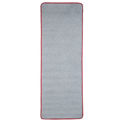Cosmorugs Antiskid Cotton Yoga Mat Maroon with Cloth Backing 6mm Thick