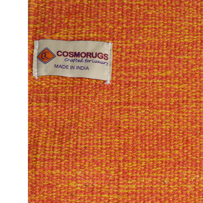 Cosmorugs Antiskid Rubber Backed Ecofriendly Cotton Yoga Mat Mix Color
