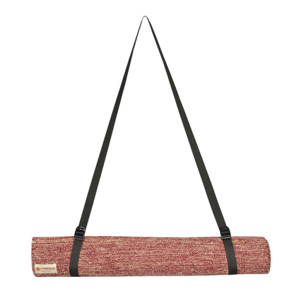 Cosmorugs Antiskid Rubber Backed Ecofriendly Cotton Yoga Mat Mix Color