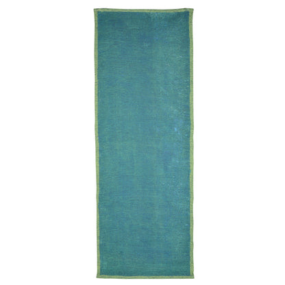 Cosmorugs Antiskid Rubber Backed Ecofriendly Cotton Yoga Mat Mix Color