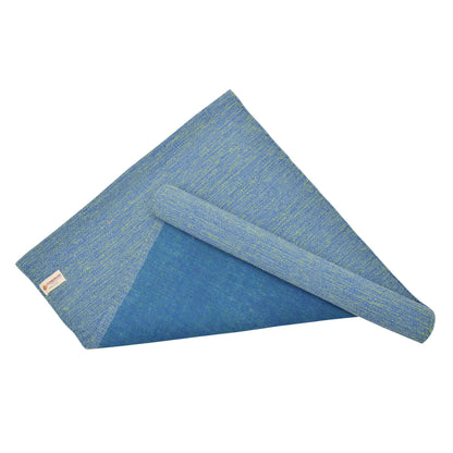 Cosmorugs Antiskid Rubber Backed Ecofriendly Cotton Yoga Mat Mix Color