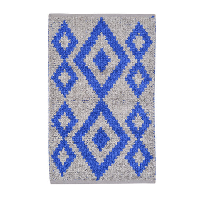 Cosmorugs Handwoven Cotton Puja Mats with Furr - Luxurious and Stylish