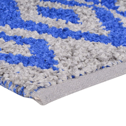 Cosmorugs Handwoven Cotton Puja Mats with Furr - Luxurious and Stylish