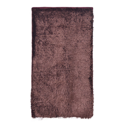 Cosmorugs Brown Cotton Bed Side Runners 1-Inch Long Polyester Yarn Fur