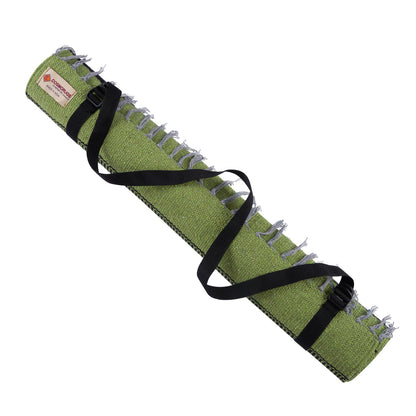 Cosmorugs Premium Cotton Yoga Mat with Hand Design 3mm Thick & Durable